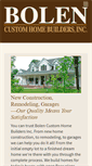 Mobile Screenshot of bolencustombuilders.com